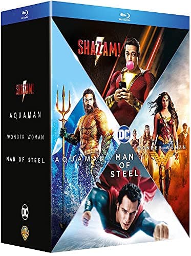 Image of Origin Stories-Man of Steel + Wonder Woman + Aquaman + Shazam [Blu-Ray]
