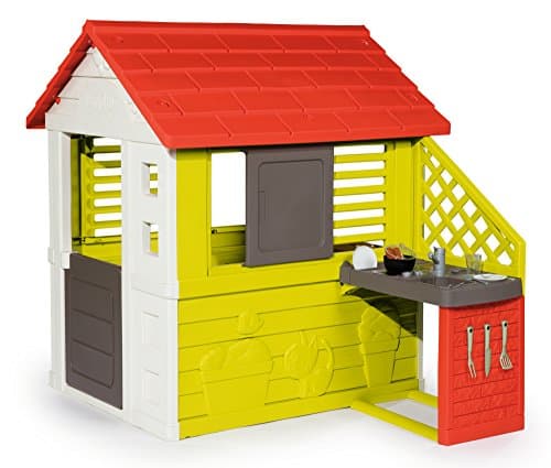Image of Smoby Nature Playhouse with Summer Kitchen 810702