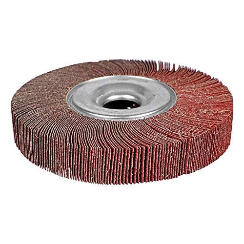 Image of BHA Unmounted Flap Wheel for Bench Grinder, 6" x 1" x 1" (80 Grit)