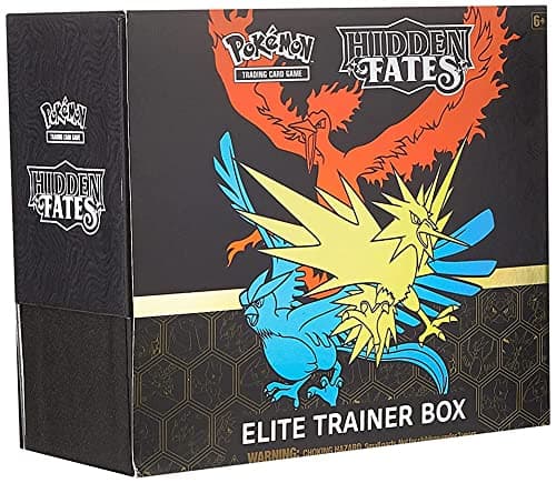 Image of Pokémon POK80473 TCG: Hidden Fates Elite Trainer Box, Mixed Colours
