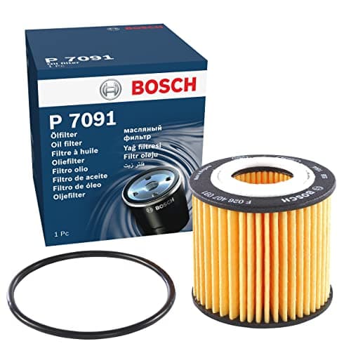 Image of Bosch P7091 Car Oil Filter - Separates Soot and Metal Particles from Engine Oil - Provides Reliable Engine Lubrication