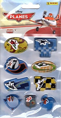 Image of Disney Planes - Funny Stickers - Panini - Pack of 9 x 3-D Stickers