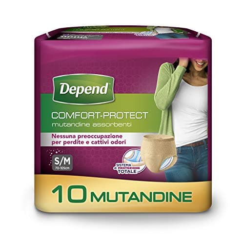 Image of Depend Comfort Protect Incontinence Pants for Women, Small/Medium - 10 Pants