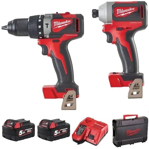 Image of M18 BLPP2A3 Brushless Twin Pack 18V 2 x 5.0Ah Li-ion