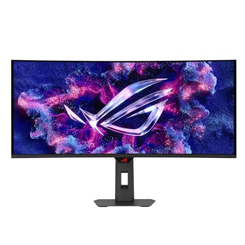 Image of ASUS ROG Strix OLED XG34WCDG 34" Gaming Monitor (3440 x 1440, 175Hz, 0.03ms (GTG), Neo Proximity Sensor, 99.3% DCI-P3, 10-Bit True Colors, G-Sync Compatible, ELMB, HDR, USB-C