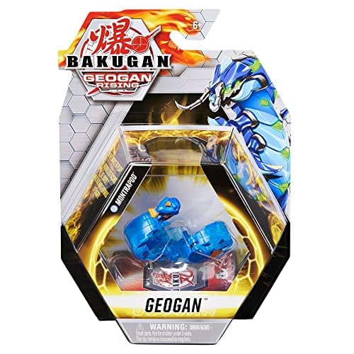 Image of BAKUGAN Geogan Rising 2021 Aquos Montrapod Collectible Action Figure and Trading Cards