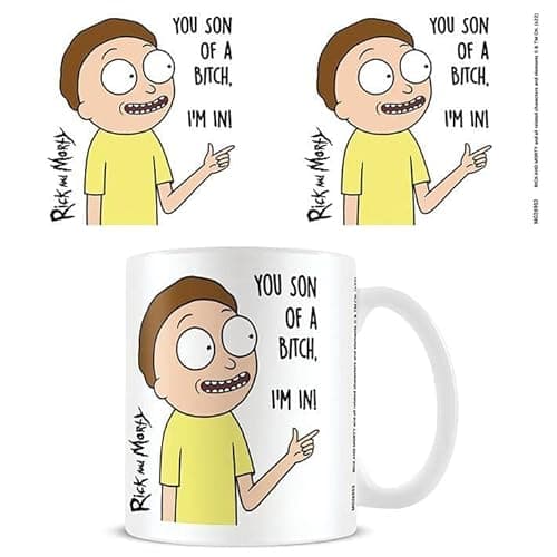 Image of Pyramid International Rick and Morty (Son of A Bitch) Mug - 10Oz / 315Ml Ceramic Mug - One Size