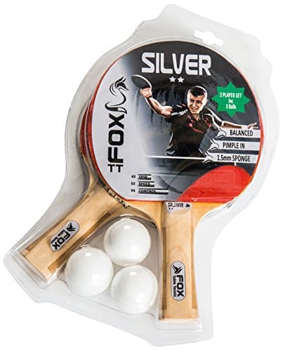 Image of Fox TT Silver 2 Star Table Tennis Set - Red