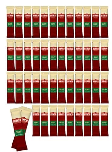 Image of 50x Kenco Decaf Instant Coffee Sachets, Each Stick 1.8g (SOLD LOOSE)