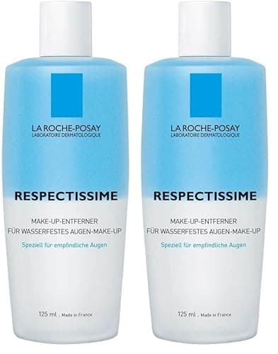 Image of La Roche-Posay Respectissime Waterproof Gentle Eye Makeup Remover For Sensitive Skin 125ml (Pack of 2)
