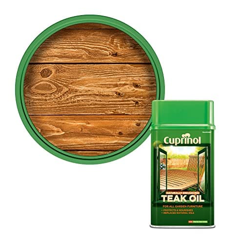 Image of Cuprinol Garden Furniture Teak Oil - Clear - 1L