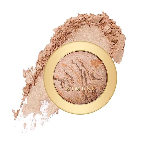 Image of KIMUSE Lighting Glow Baked Foundation, Brighten Color, Color Corrector, Buildable Coverage, Lightweight Powder Foundation, Radiant Natural Finish