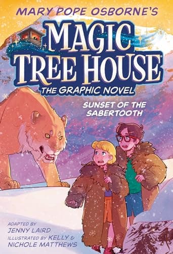 Image of Sunset of the Sabertooth Graphic Novel (Magic Tree House Graphic Novels)