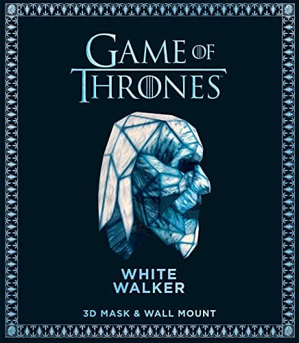 Image of Game of Thrones Mask - White Walker: 3D Mask & Wall Mount