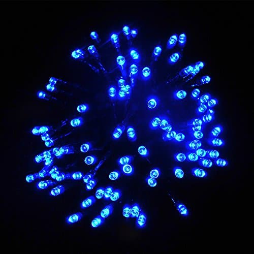 Image of Fully Waterproof Fairy Lights 30M+10M 300 LED in Blue, 8 Effects Functions, for Both Indoor and Outdoor Christmas Tree Wedding Parties. 31V Safe Low Voltage