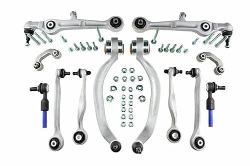 Image of Front Suspension Track Control Arm Wishbone Kit Compatible With Audi A4 (B6, B7),2001-2008,12pcs kit, With 16mm Ball Joints
