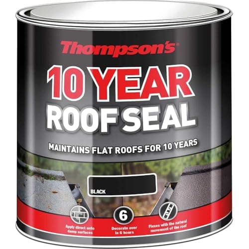 Image of Ronseal Thompsons Roof Seal Black 1 Litre