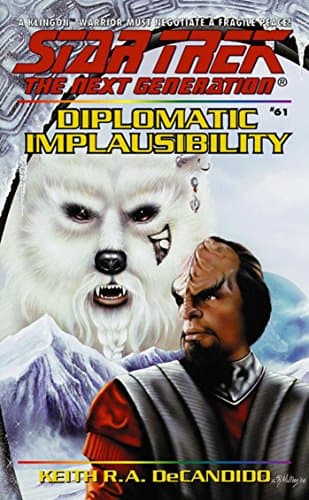 Image of Diplomatic Implausibility: Star Trek The Next Generation: Tng#61 (Star Trek: The Next Generation)