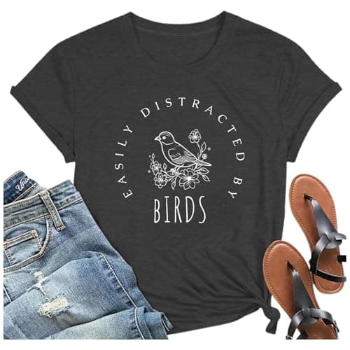 Image of Women's Crew Neck Printed Short Sleeve Loose Blouse T-Shirt, black, XXL