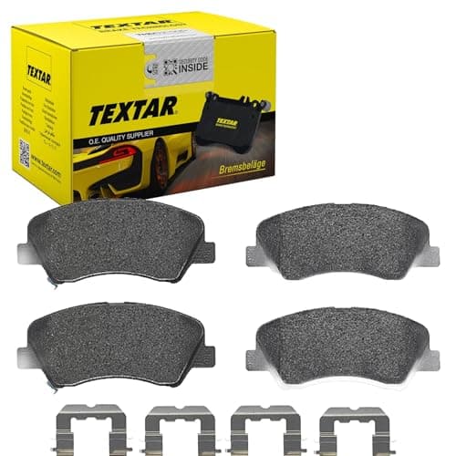Image of TEXTAR Original brake pad set, disc brake front axle