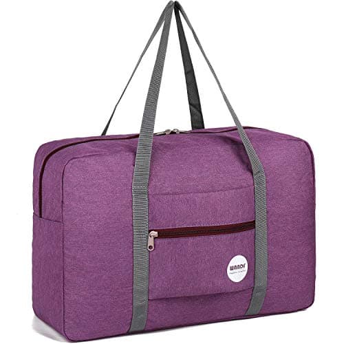 Image of Cabin Bag 45x36x20 for Easyjet Airlines Underseat Travel Bag Holdall Bag Carry on Hand Luggage Weekend Bag for Women and Men (Denim Purple 25L)