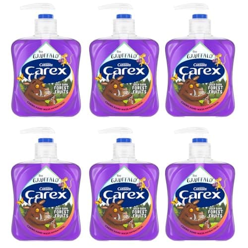Image of Carex Gruffalo Deep Dark Forest Fruits Antibacterial Hand Wash 6x250ml