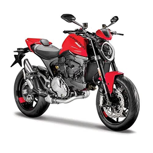 Image of Maisto DUCATI MONSTER Motorbike - Incredibly Detailed Die-Cast Replica Collectible Model - 1:18 Scale, Red