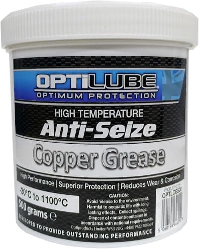 Image of Optilube Copper Anti Seize Wear & Corrosion Reduction High Temperature Paste Grease 500g