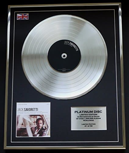 Image of JACK SAVORETTI/LTD EDITION CD PLATINUM DISC/SLEEP NO MORE