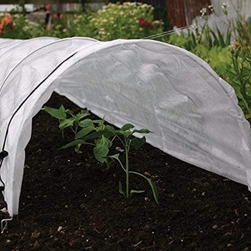 Image of Simpa 2 x Polyethylene Transparent Plant Grow Tunnel - 1.5m x 45cm x 45cm - Effective Plant Protection from Bad Weather & Birds