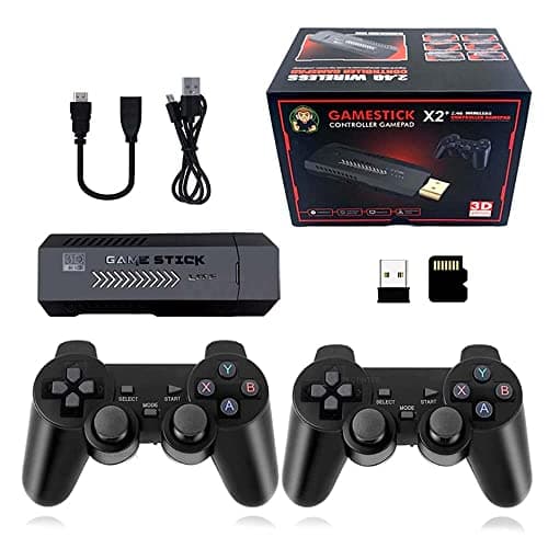 Image of X2 Plus Retro Games Console - Double Wireless Controller, 40000+ Games