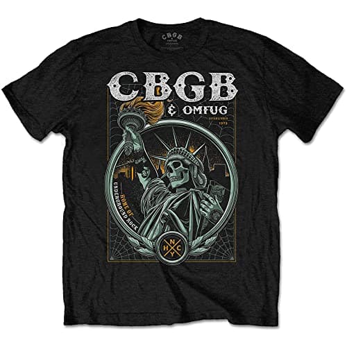 Image of Rockoff Trade Men's CBGB Liberty T-Shirt, Black, Xx-Large