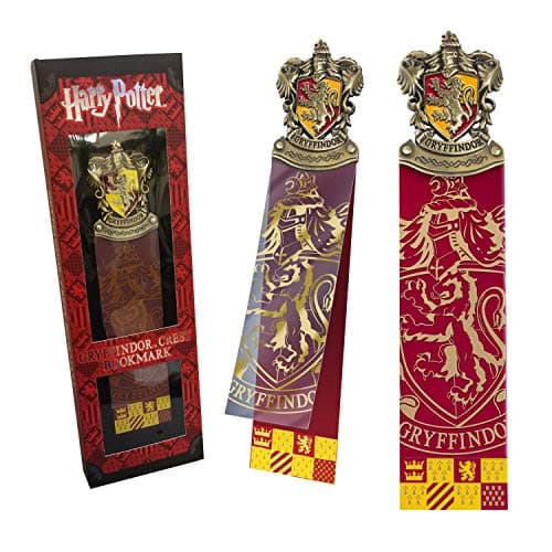 Image of The Noble Collection Harry Potter Gryffindor Crest Bookmark - 10in (25cm) Hand-Enamelled Hogwarts Bookmark - Harry Potter Film Set Movie Props Gifts
