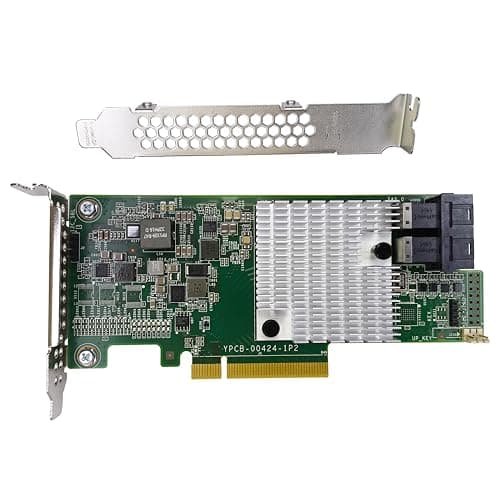 Image of KCMconmey LSI 9300-8i Controller HBA Card, LSI 3008 SATA SAS Host Bus Adapter. 2 * SFF-8643 Internal 12Gbps, PCI-e 3.0 x8. IT Mode Firmware. Non RAID.