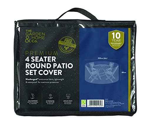 Image of The Garden & Home Co 4 seater Round Patio Set Cover