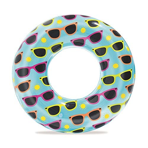 Image of Bestway Inflatable Rubber Ring, Designer 30 Inch Swim Ring Float
