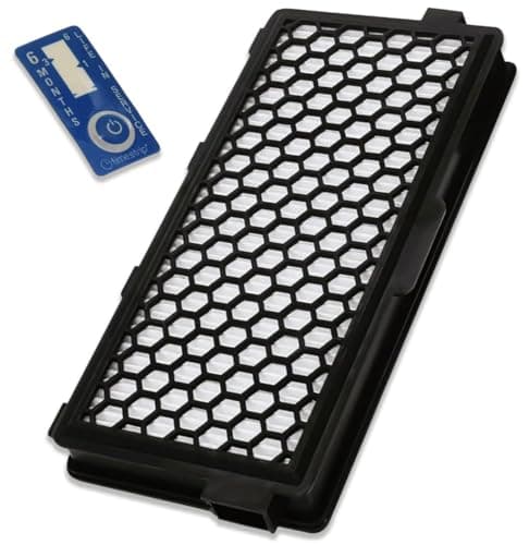 Image of SF- AA50 Active AirClean Filter with Timestrip Indicator for Miele AirClean Filter Compatible with Miele S4 S5 S6 S8 S4000 S5000 S6000 S8000 Complete C2 C3 Compact C1 C2 Vacuum Activated carbon
