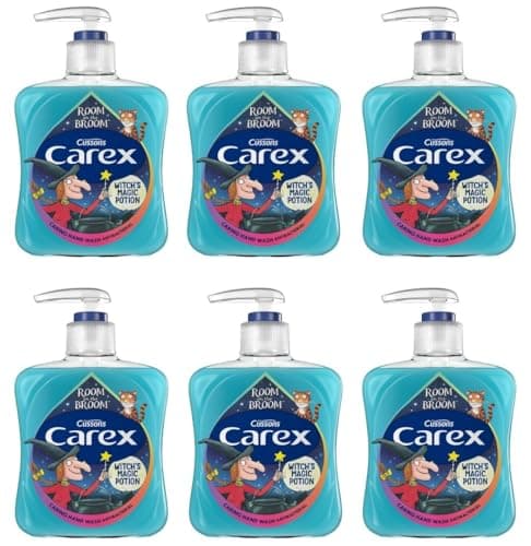 Image of Carex Room on the Broom Witch's Magic Potion Antibacterial Hand Wash, Clean & Protects Hands, Bulk Buy, Pack of 6 x 250ml
