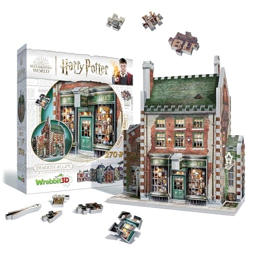Image of Wrebbit | Diagon Alley Collection: Borgin & Burkes (270 Pieces) | 3D Jigsaw Puzzle | Ages 14+ | 1+ Players