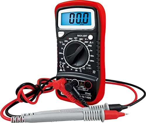 Image of KS Tools Digital Multimeter Includes Test Probes