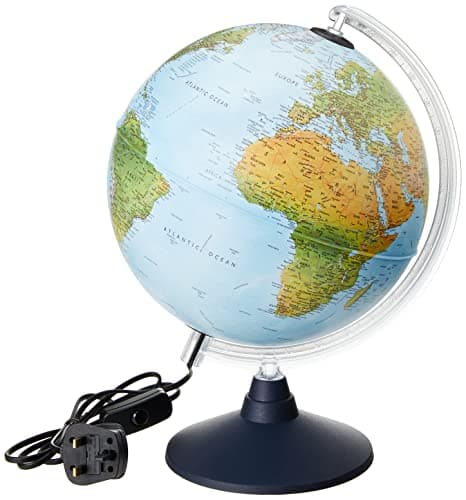 Image of 25 cm Nova Rico Elite illuminated globe blue 25cm 0325ELFGINLBT066