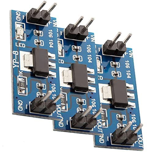 Image of AZDelivery 3 x Compatible with AMS1117 3.3V Power Supply Step Down Voltage Regulator Module including E-Book!