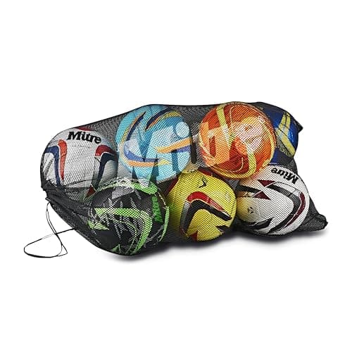 Image of Mitre Mesh Ventilated Football Sack | Holds 10 Balls Ball Sack