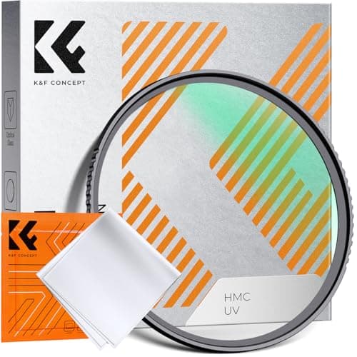 Image of K&F CONCEPT 82mm UV Filter Ultra Slim Japan Optics Multi Coated Ultraviolet Protection Lens Filter with Cleaning Cloth (Nano-K Series)
