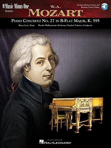 Image of Wolfgang Amadeus Mozart Piano Concerto No. 27 in B-Flat Major, KV595: Music Minus One Piano