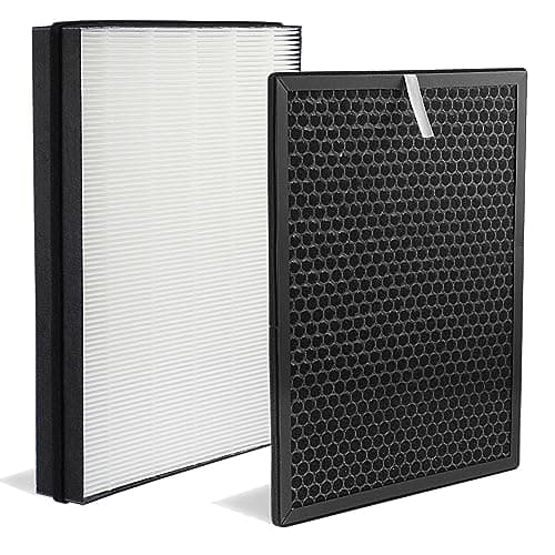 Image of BAMBOOST Replacement Parts HEPA Filter and Activated Carbon Filter Set Compatible with Philips AC2889,AC2887,AC2882,AC3829/10 Air Purifier (Series 3000i) Air Purifiers Part Number FY2422/30 FY2420/30