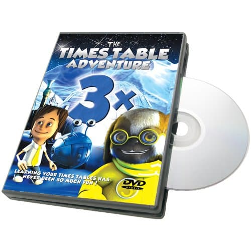 Image of Times Table Adventure 3X Table : Professor Dougal's Arctic Laboratory [DVD]
