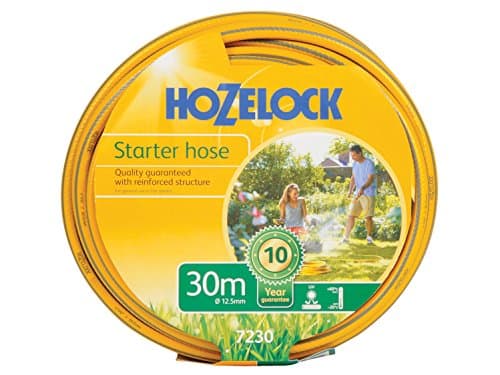Image of HOZELOCK - Starter Hose ø 12.5mm (1/2") 30m : Versatile, UV-resistant garden hose, 4-layer braided reinforced hose, UK-made, General Purpose, Hard Wearing, 10 Year Guarantee* [7230P0000]