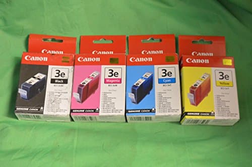 Image of Canon 4 x Cartridges - Original BubbleJet Set black cyan magenta yellow ink cartridge tank