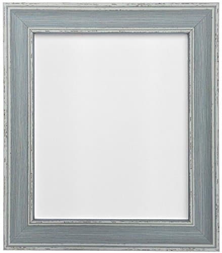 Image of FRAMES BY POST Scandi Vintage Distressed Blue Picture Photo Frame A4